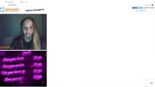 Cute innocent blonde girl g766