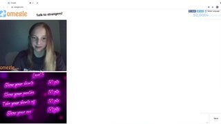 Cute innocent blonde girl g766