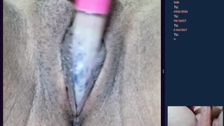 Omchater Flingster Horny Latina Masturbates to Cum