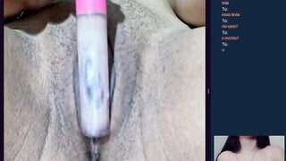 Omchater Flingster Horny Latina Masturbates to Cum
