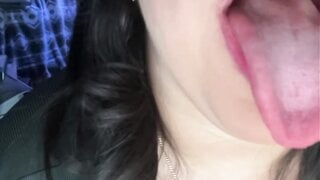 Ometv American slut flexing big tits for black cock