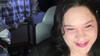 Ometv American slut flexing big tits for black cock