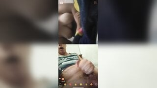 Hot Mexican girl wants milk and helps me cum (no sound)