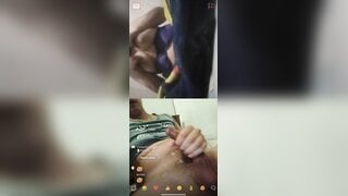 Hot Mexican girl wants milk and helps me cum (no sound)