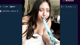 Cutie Sucks Her Popsicle For Me
