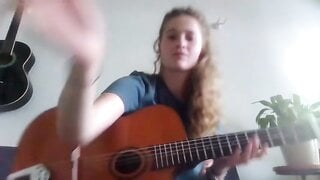 Shy Guitar Girl quick flash