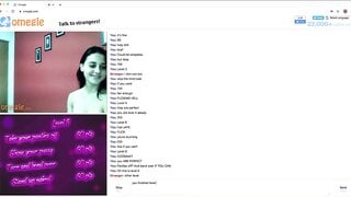 Brazilian girl plays the game