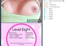 Elizabeth 19 Plays Game with Hairbrush