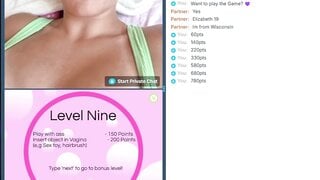 Elizabeth 19 Plays Game with Hairbrush