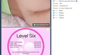 Elizabeth 19 Plays Game with Hairbrush