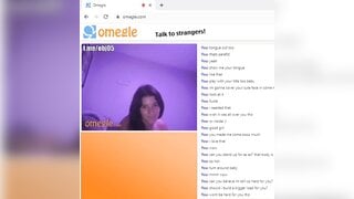 Cute girl cheating on omegle