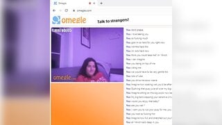 Cute girl cheating on omegle