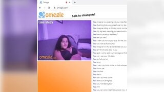Cute girl cheating on omegle