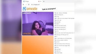 Cute girl cheating on omegle