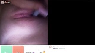 Russian chick masturbating and showing boobs