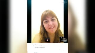 British Milf bates on Skype