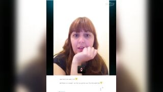 British Milf bates on Skype