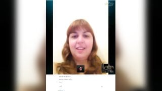 British Milf bates on Skype
