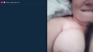 Big Tits Polish Babe Puts on a Show