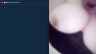 Big Tits Polish Babe Puts on a Show