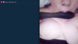 Big Tits Polish Babe Puts on a Show