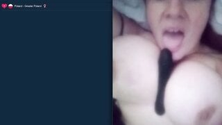 Big Tits Polish Babe Puts on a Show