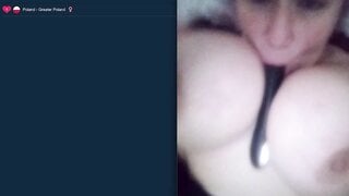 Big Tits Polish Babe Puts on a Show