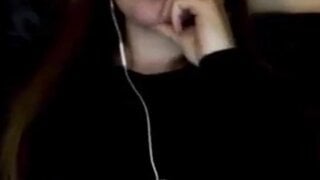 Hidden masturbation (clothed) on Omegle (no sound)