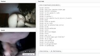 Two spanish lesbians bating on Chatroulette