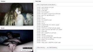 Two spanish lesbians bating on Chatroulette