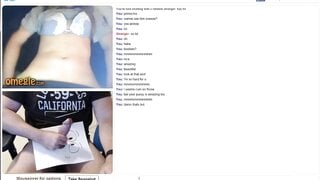 19 year old teasing for Elephantmans cum