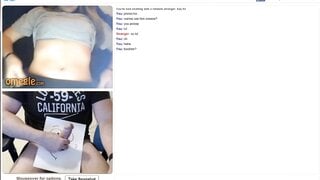19 year old teasing for Elephantmans cum