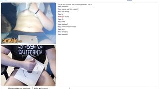 19 year old teasing for Elephantmans cum