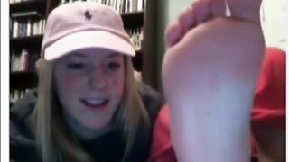 Omegle Girl Feet Webcam Compilation {15}