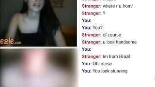Hot Brazilian Omegle Slut