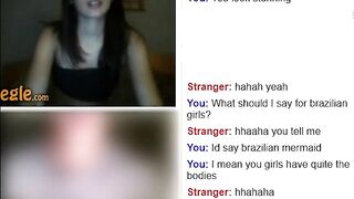 Hot Brazilian Omegle Slut