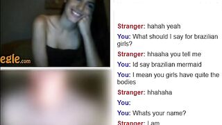 Hot Brazilian Omegle Slut
