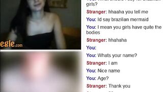 Hot Brazilian Omegle Slut