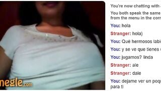 Omegle 18yo Latin Girl Perfect Tits