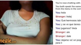 Omegle 18yo Latin Girl Perfect Tits