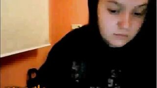 Shy Brunette Omegle Girl Shows Nice Tits