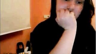 Shy Brunette Omegle Girl Shows Nice Tits