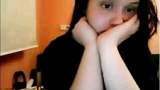 Shy Brunette Omegle Girl Shows Nice Tits