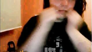 Shy Brunette Omegle Girl Shows Nice Tits