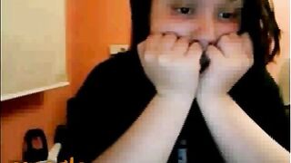 Shy Brunette Omegle Girl Shows Nice Tits