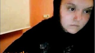 Shy Brunette Omegle Girl Shows Nice Tits