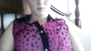 Blonde Omegle Girl Shows Her Tits