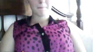 Blonde Omegle Girl Shows Her Tits