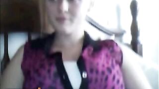 Blonde Omegle Girl Shows Her Tits