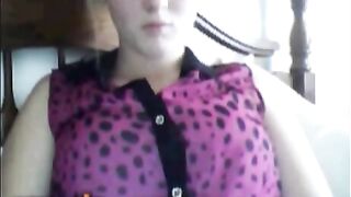 Blonde Omegle Girl Shows Her Tits